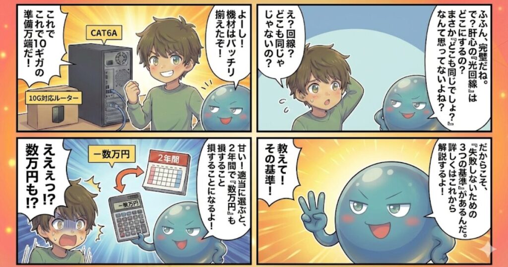 失敗しない10ギガ光回線の選び方【2026年版】