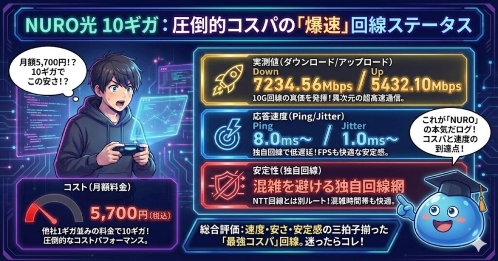 NURO光 10G【速度という暴力】