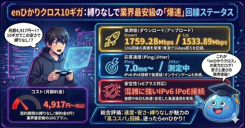 enひかりクロス（10G）【縛りなし・最安級】