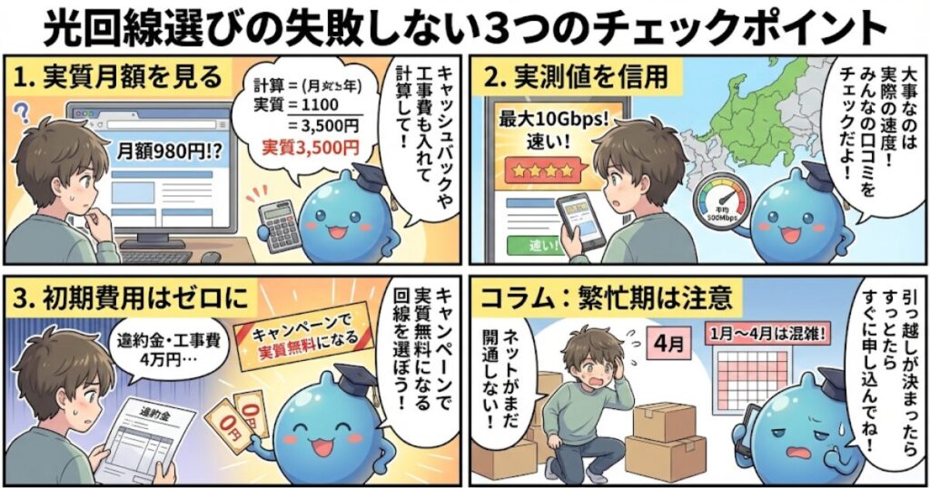 中部・東海エリアで光回線を選ぶ「3つの鉄則」