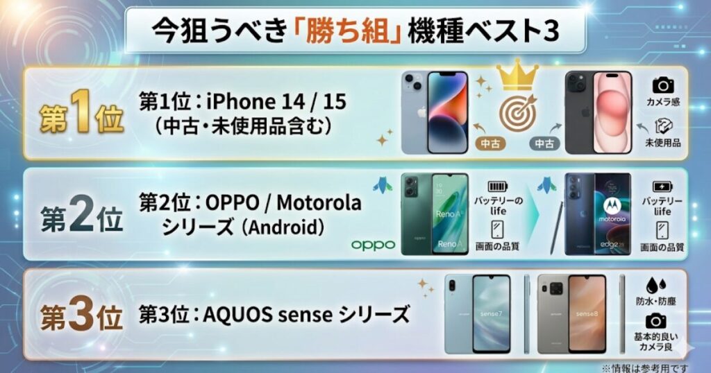 今狙うべき「勝ち組」機種ベスト3